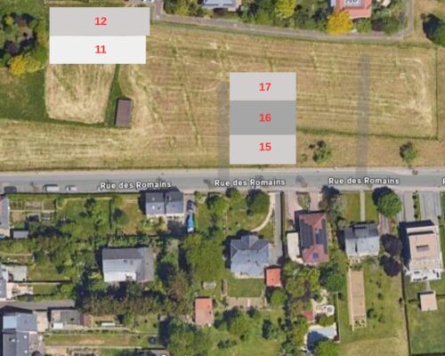 BERTRANGE - Rue des Romains - Terrains à bâtir